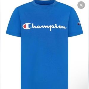 BLUE CHAMPION T SHIRT